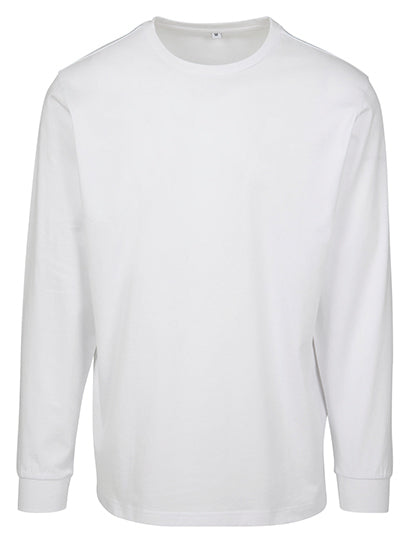 Langærmet T-shirt - Bomuld - Unisex - White
