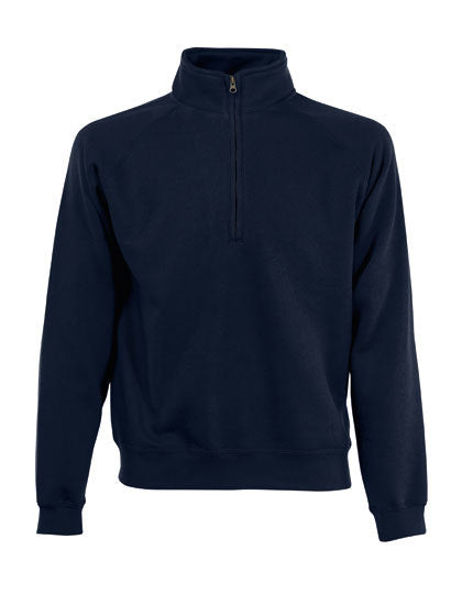 Fruit of the loom - half zip - DeepNavy