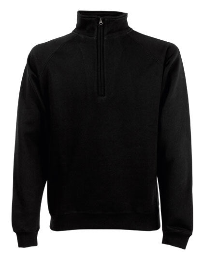 Fruit of the loom - half zip - Black